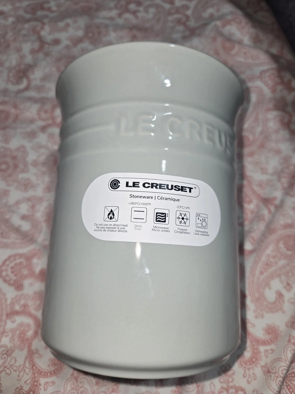 Le Creuset Stoneware Utensil Crock in Pistachio